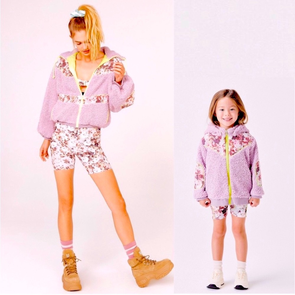 For Love & Lemons lavender floral spring toddler jacket 3T💜
